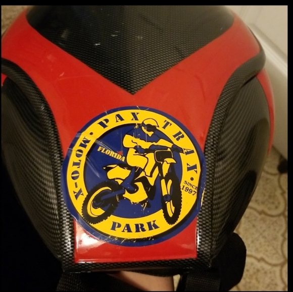 Speed Pac By Shook Design Aerodynamic Hard Shell Pack For Motorcyle Red & Blk - Picture 7 of 12